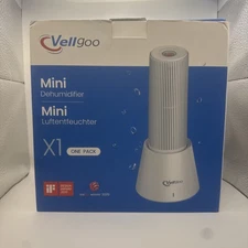VELLGOO CORDLESS MINI DEHUMIDIFIER ECO FRIENDLY & HEALTHY #X1 NIB