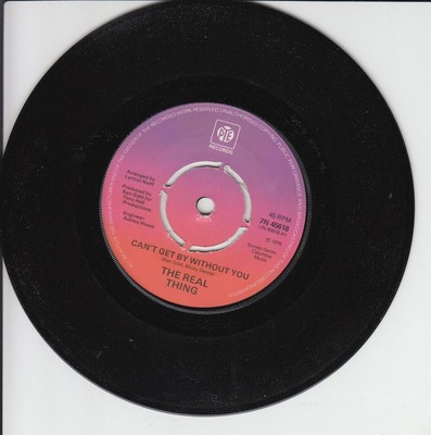 The Real Thing   Can't Get By Without You (UK) ++ used ++