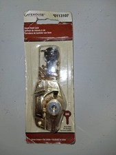 Keyed Sash Lock Brass Finish  New Sealed