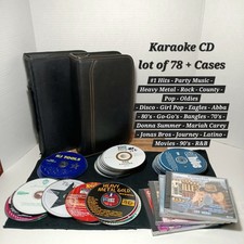 Huge Lot 78 Karaoke DJ CDs Most Genre rock pop urban Top Hits Monthly w/ cases