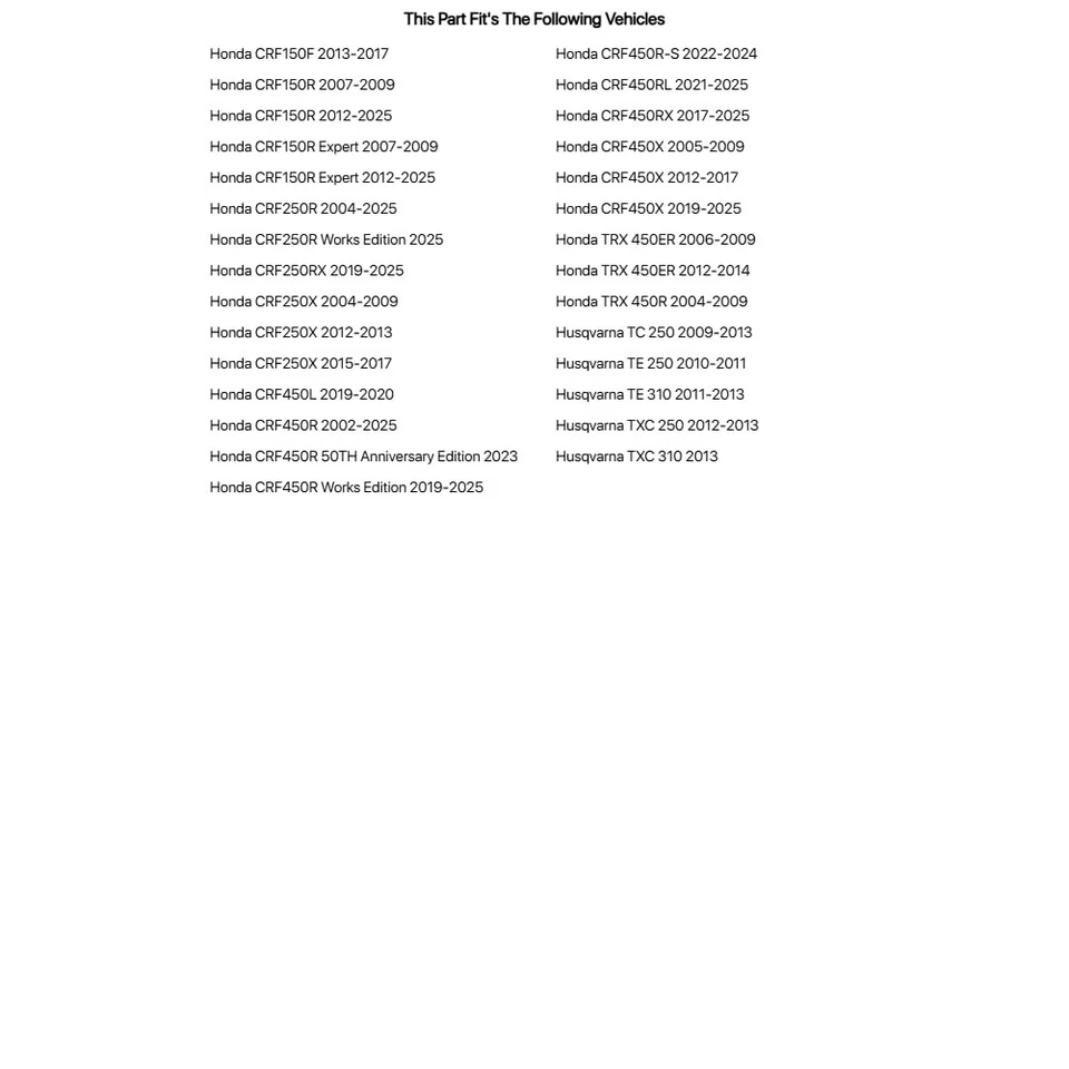 Filtro de aceite Tusk First Line individual para Honda CRF250X 2004-2009,2012-2013,2015 Foto 2 de 4