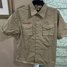 Boy Scout BSA UNIFORM SHIRT New Style Adult Mens Large Short Sleeve C16
