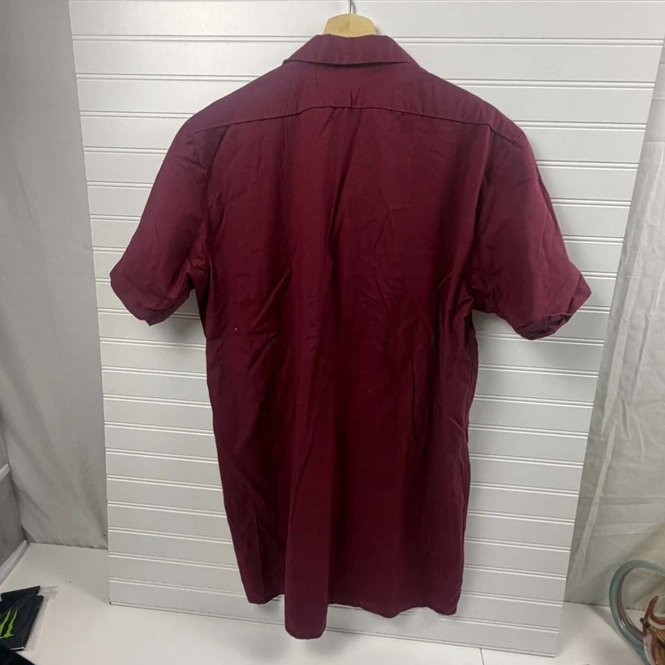 Jiffy Lube Cintas Comfort Flex Shirt Men Burgundy Service Employee Mechanics L - Image 2 of 4