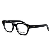 TOM FORD FT5977- Black Gold Unisex Eyeglasses New w/ Case