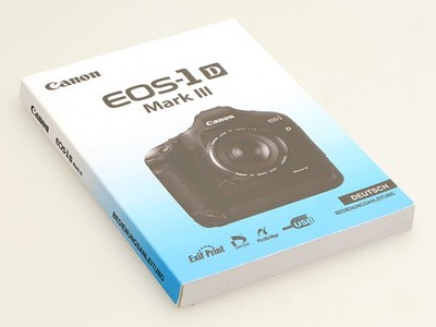 Original Canon Bedienungsanleitung für die Canon EOS 1D Mark III auf Deutsch