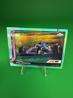2025 Topps Chrome Formula 1 F1 Franco Colapinto #87 AQUA /199 BWT ALPINE