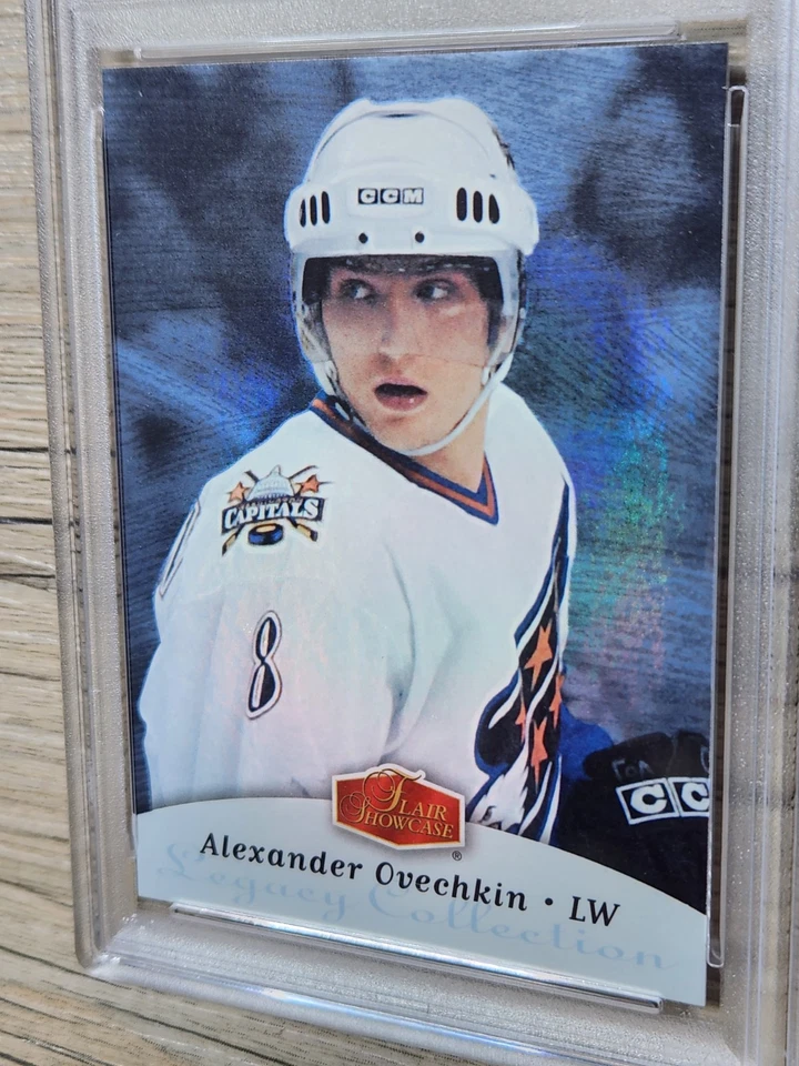 Alexander Ovechkin Flair Showcase 2006 caja privada colección Legacy PSA 8 #8/50 Foto 4 de 4