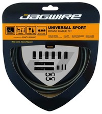 Jagwire Universal Sport Brake Cable Kit, Carbon Silver