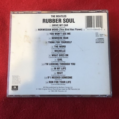 The Beatles - Rubber Soul (1990 CD) - 第 3/3 張圖片