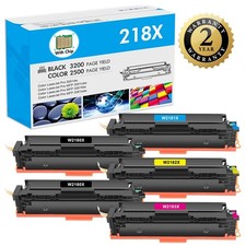 218A 218X Toner Cartridge w/Chip For HP W2180A W2180X 3201dw 3301cdw 3301fdw LOT