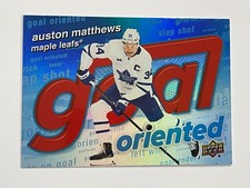 2025-26 Upper Deck Series 1 Leafs Auston Matthews Goal Oriented Insert #GO-17
