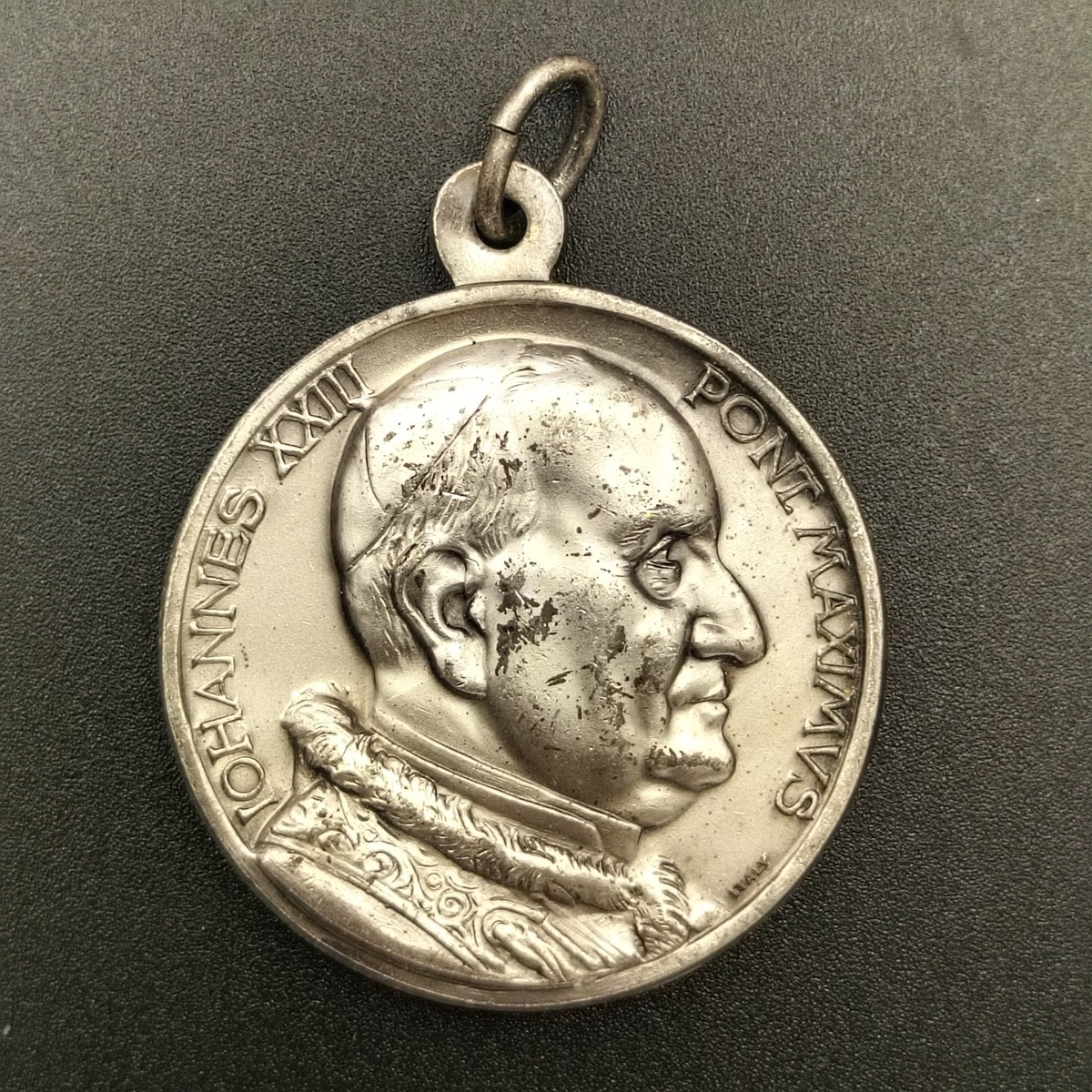 超希少　IOANNES XXIII PONT MAX Vintage Pope John XXIII Pont Max Pius XII Religious Medal Pendant