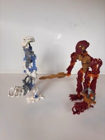 LEGO BIONICLE LOT 8732 8727 INIKA TOA MATORO TOA JALLER GREAT CONDITION