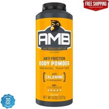 Anti Monkey Butt Anti Chafing, Body Powder and Foot Powder, 8 oz