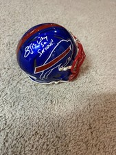 Stevie Johnson Autographed Buffalo Bills Mini Helmet COA