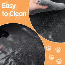 Dog Pee Pad Holder with High Walls, No-Spill Indoor Potty for Large Dogs, Fol...