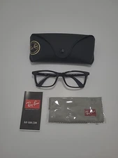 Ray-Ban Eyeglasses RB 1562 3542 Kids Black Rectangular Frame Only  48-16-125