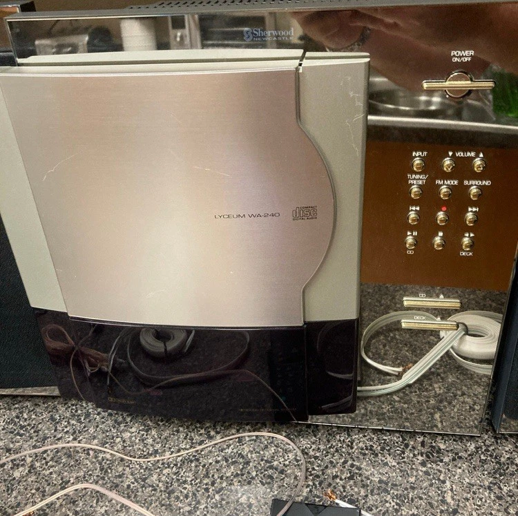 Sherwood Newcastle AMP/sintonizador/cubierta/CD WA-240 con control remoto y altavoces Foto 3 de 4