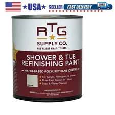 RTG Shower & Tub Refinishing Paint Cream, 1 Quarts Pack of 1