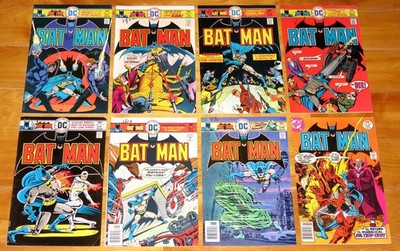 DC 1975-1977 BATMAN No. 270, 271, 272, 273, 274, 275, 276 SPOOK & 284 EX