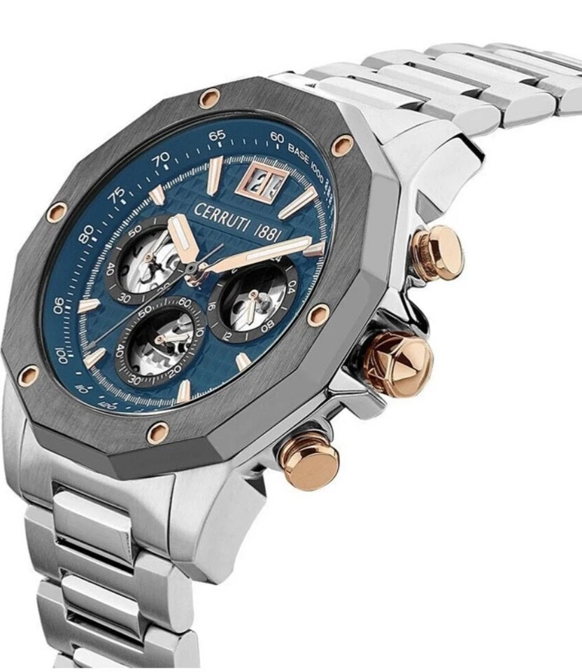 Cerruti 1881 Watch Mens Chronograph 50m Luxury WR CIWGI2207401 RRP £369 - Image 4 of 4
