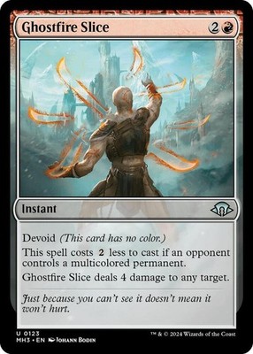 Ghostfire Slice Modern Horizons 3 123 MTG NM