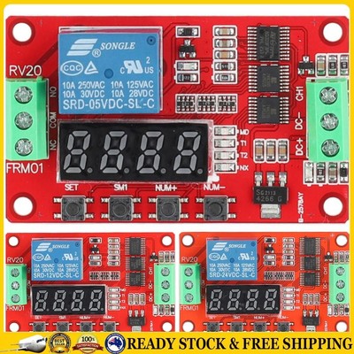 DE FRM01 Multifunction Timer Control Relay Switch Relay Board DC 5V 12V 24V 1CH
