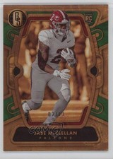 2024 Panini Gold Standard Rookies Emerald 2/13 Jase McClellan #179 1q44