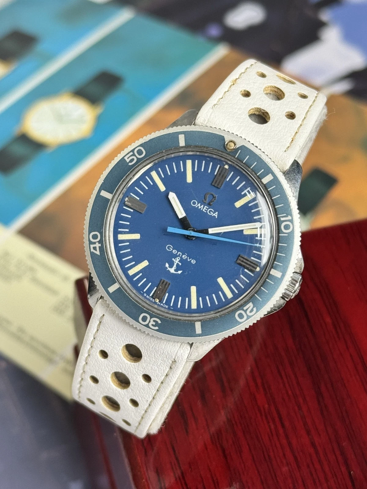 Omega — 70's Rare Omege geneve Admirality Ancoretta 135.042 Manual diver
