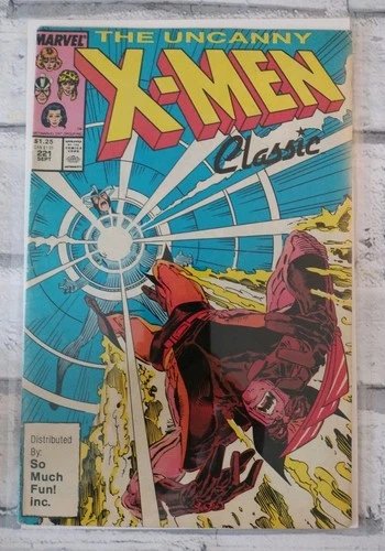 VINTAGE 1987 MARVEL THE UNCANNY X-MEN #221 COMIC BOOK /A772 1st MR. SINISTER