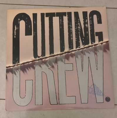 Cutting Crew   Broadcast  Vinyl LP Schallplatte  US  1987  OIS  EX/EX