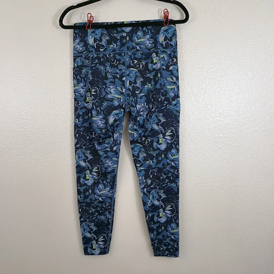 Leggings Layer8 Qwick Dry Active Wear Talla M Bolsillos Verde Salvia Hasta el Tobillo Foto 4 de 4