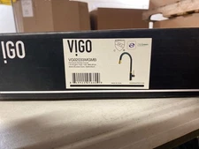 Vigo VG02033MGMB Bristol Pre-Rinse Kitchen Faucet - Matte Brushed Gold/Black