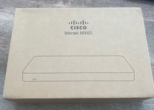 Cisco Meraki MX65-HW Enterprise Security Appliance w/ Ether. Cable  Power Cord