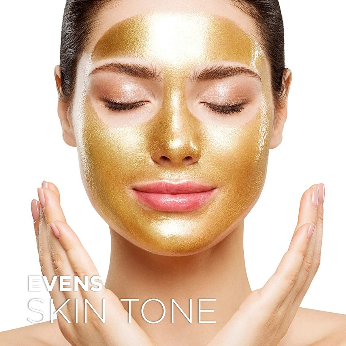 AZURE 24K Gold Metallic Firming Peel Off Face Mask - Removes