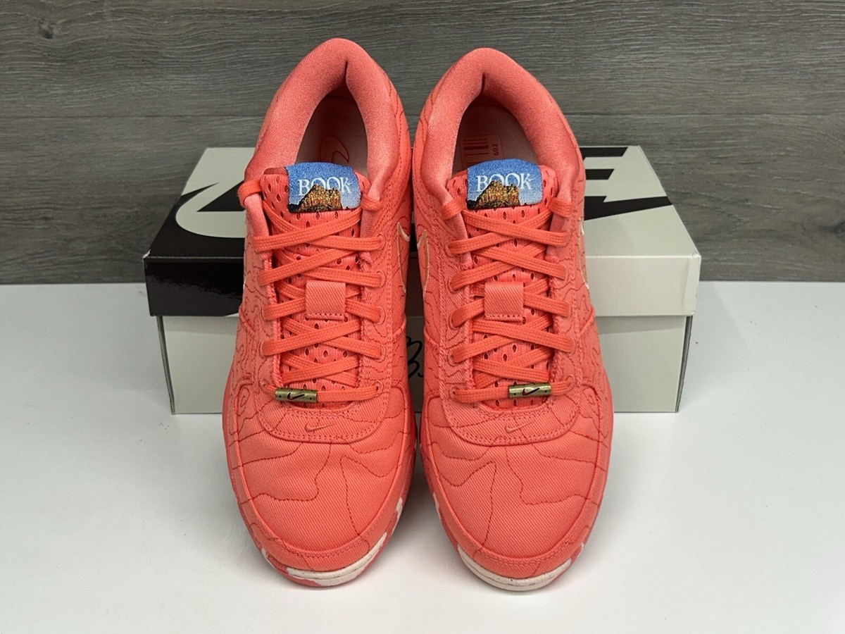 Nike Book 1 Text “Sedona” Orange Magic Ember White Men's (IB8054