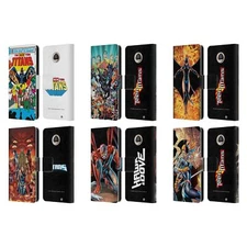 JUSTICE LEAGUE DC COMICS TEEN TITANS COMIC ART LEATHER BOOK CASE MOTOROLA PHONES