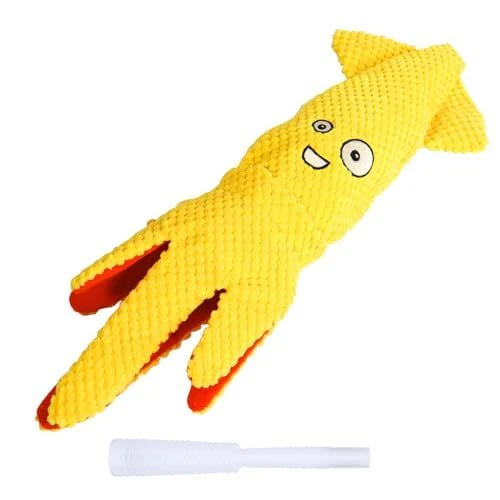Water bottle top dog toy cruncher