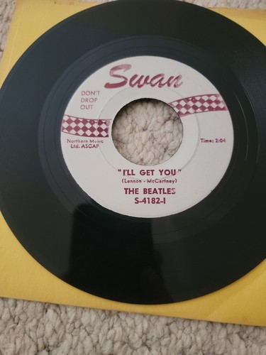 The Beatles SIE LIEBT DICH/I'll Get You 1964 SWAN RECORDS Rare 45 RPM Record - Picture 4 of 7