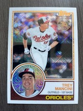2018 Topps Silver Pack Trey Mancini #28 Chrome 1983 Mojo Refractor