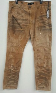 Akoo Southern Comfort Razor Distressed Denim Men S Jeans Nwt 135