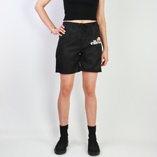 NWT Ellesse Inspired Boxy Athletic Shorts Elastic Waist Logo Outdoor Athleisure