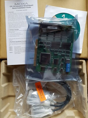 MOXA CP-114/DB9M Industrial serial boards NEW IN BOX