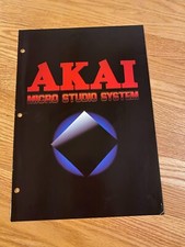 Akai Micro Studio System Catalog Multitrack Recorder Mixer Sampler Keyboard Vtg