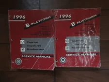 1996 Chevrolet Caprice Impala SS Roadmaster Service Manual Set of 2 Original