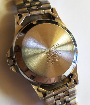 Citizen 4-R05491 RC Automatic Watch Black Dial Silver Band Case