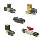 Steckfitting Messing Verbundrohr DVGW Heizung Wasser Fittinge Winkel Kugelhahn