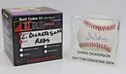 Chris Dickerson Autograph OML Baseball Reds Dayton Dragons
