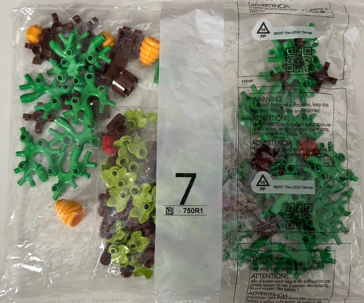 Winnie the Pooh LEGO 21326 INCOMPLETE Retired Set Bag NUMBER 7