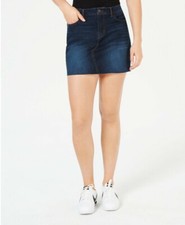 Vanilla Star Juniors' Ripped Denim Mini Skirt 7 39
